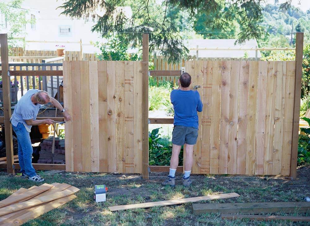 Wood Fence Installation